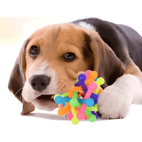 м'ячик для собак із трубок