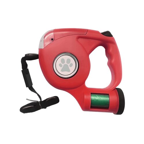 поводок рулетка с фонариком