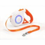 поводок рулетка с фонариком