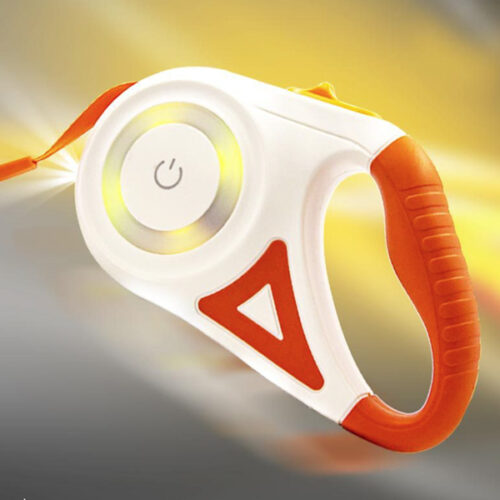 поводок рулетка фонарик