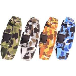 светящийся ошейник для собак камуфляж