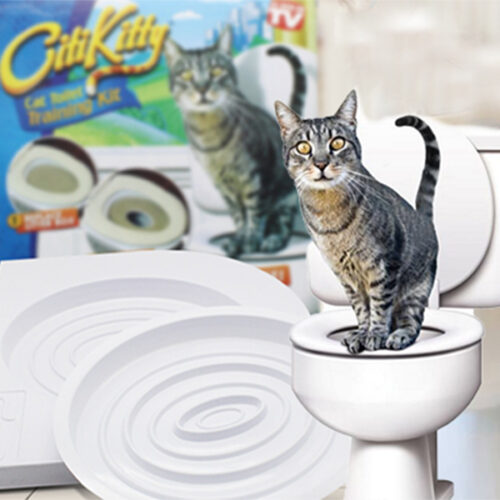 набір для привчання кішок на унітаз