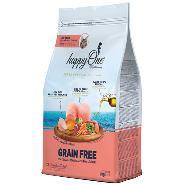 happyOne Mediterraneum Adult Cat Fresh Meat корм для кошек
