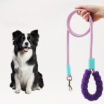 поводок для собак с мягкой ручкой