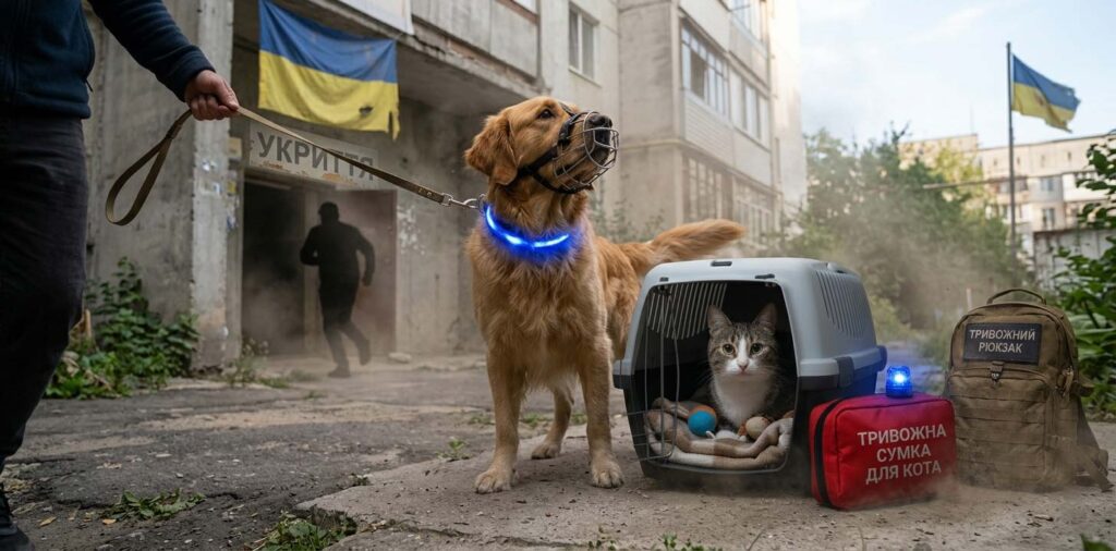 воздушная тревога и домашние животные